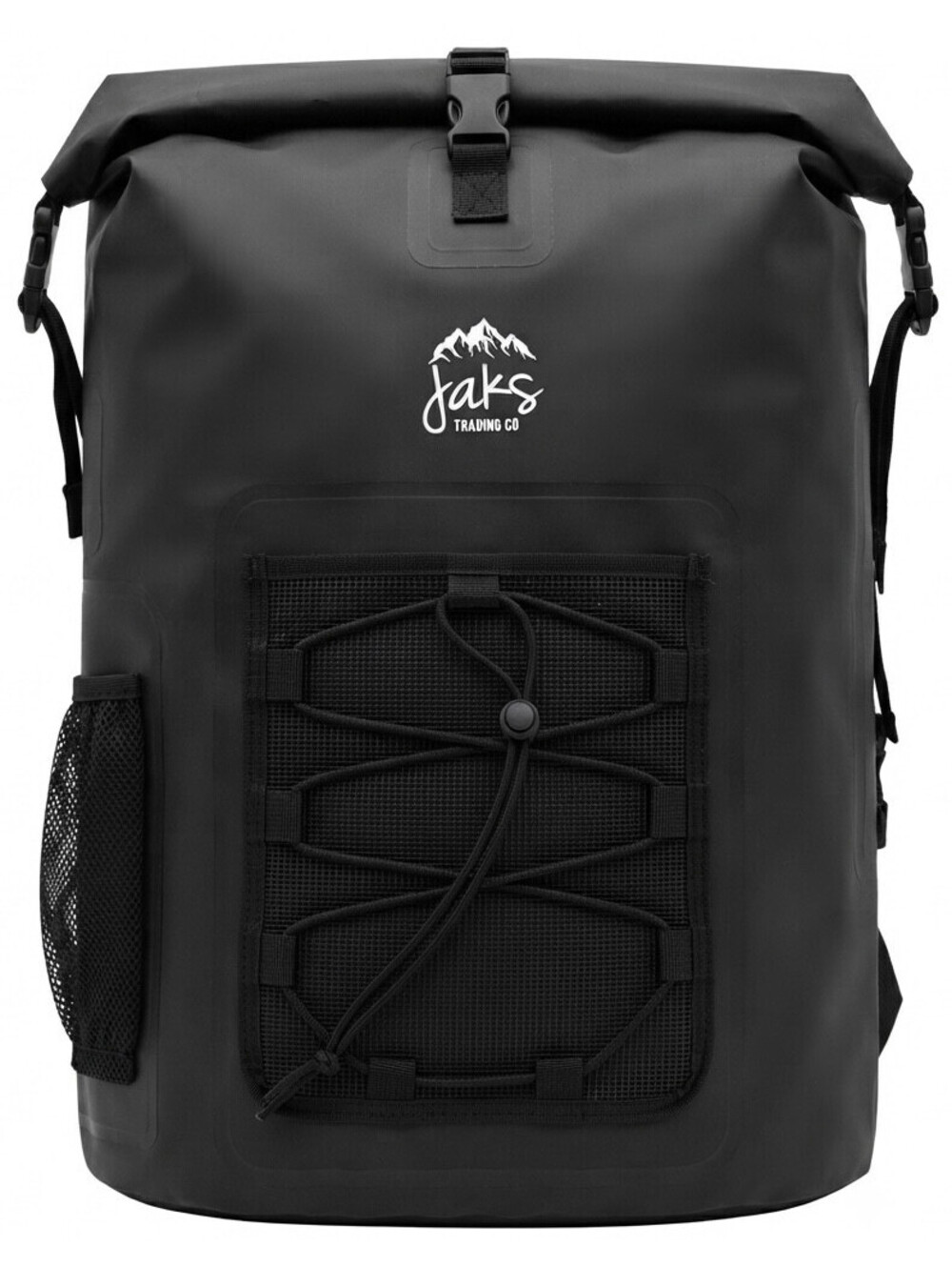 Jaks Trading Co. Waterproof Dry Bag Backpack Roll Top Black Outdoor Travel 30L